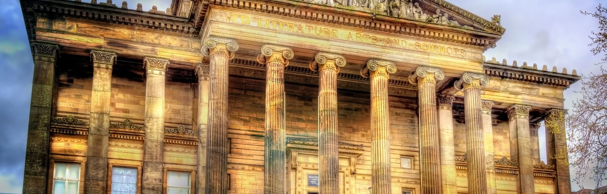 Harris Museum and Art Gallery in Preston - England