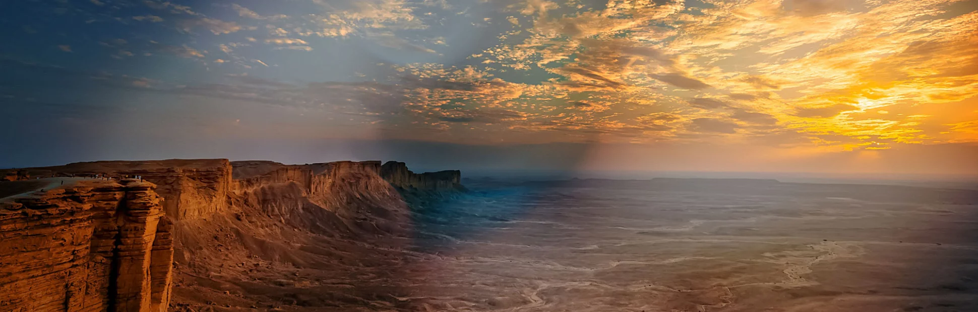 Sunset at the Edge of the World, Riyadh