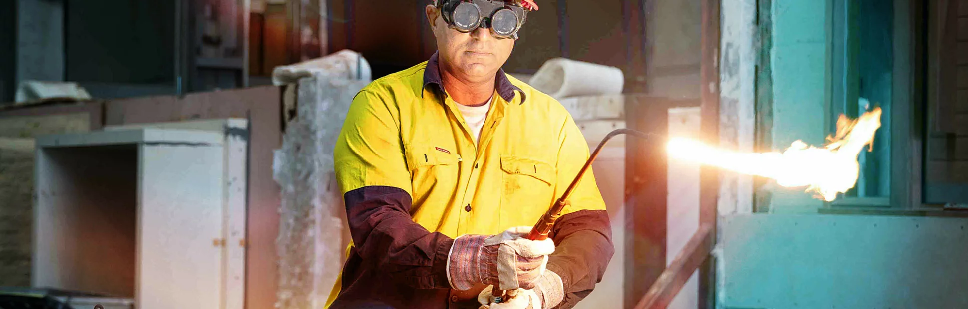 Jensen Hughes staff conducting fire resistance testing in Australia