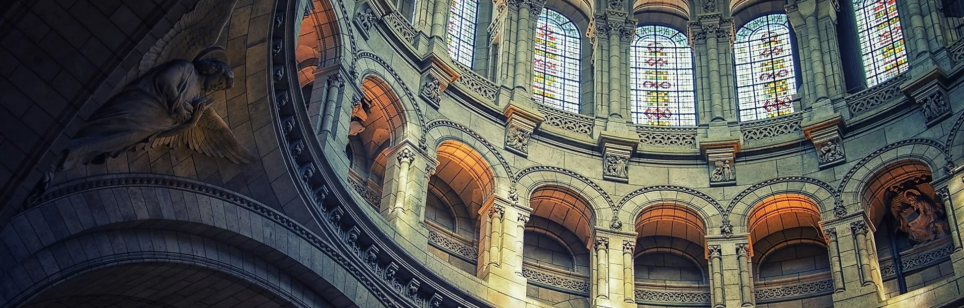 Image of the interior of a historic cathedral