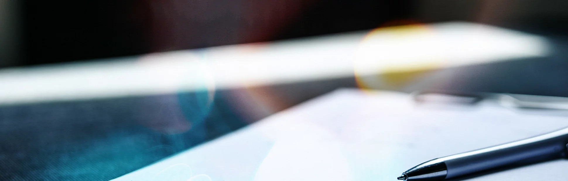 The Writing File And The White Ballpoint Pen On The Seat