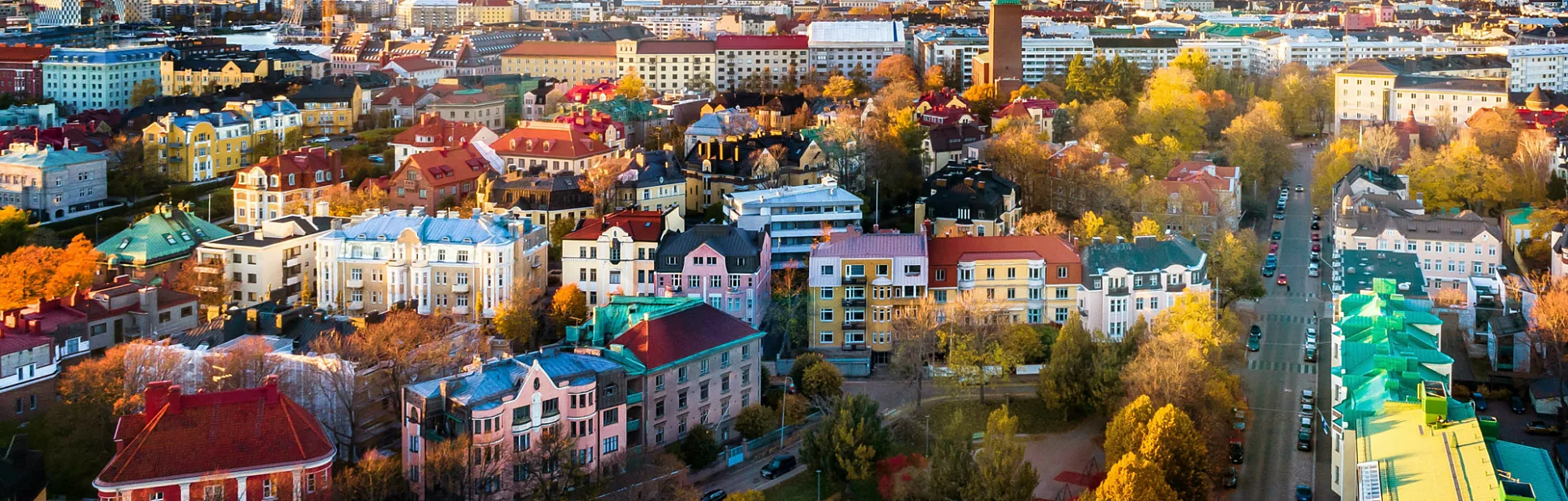 Helsinki, Finland on a beautiful day