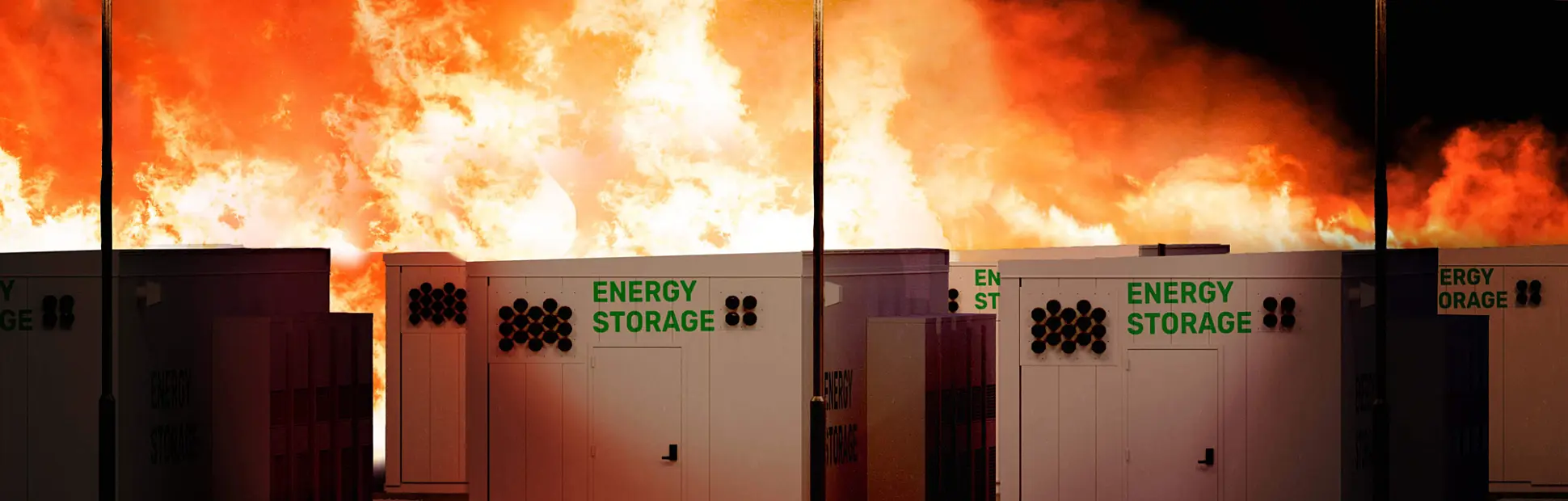 Battery Energy Storage System near a photovoltaic farm
