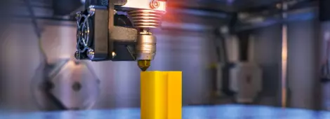 3D Printer Printing Prototypes