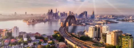 Aerial view of the D Kirrib Highway 2 Bridge