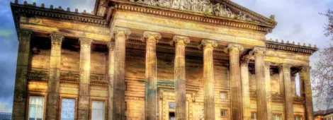 Harris Museum and Art Gallery in Preston - England