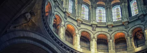 Image of the interior of a historic cathedral