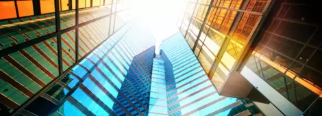 Architecture details Modern Building Glass facade Exterior