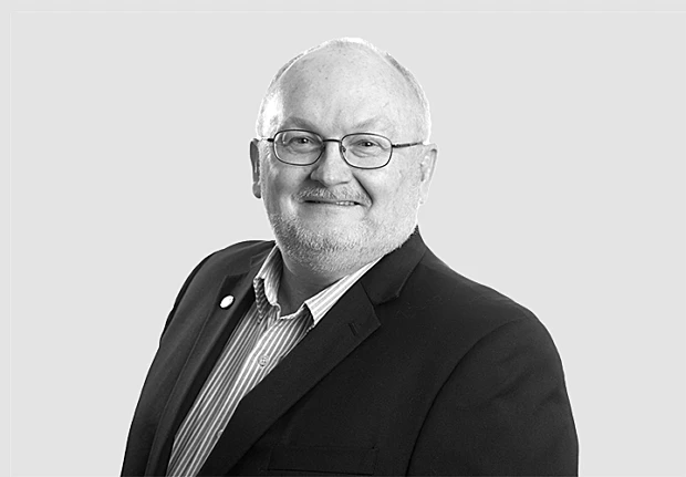 A headshot image of Michael Johnson