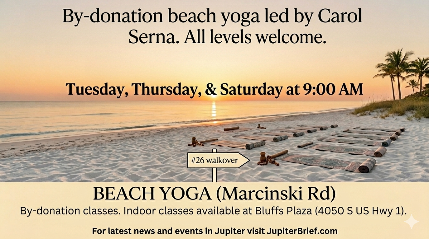 Beach Yoga at Marcinski Road