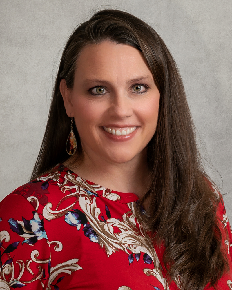 Colorful professional headshot for a personal brand