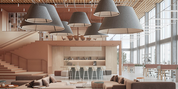 Open Office Adaptive Reuse Taper Pendants 