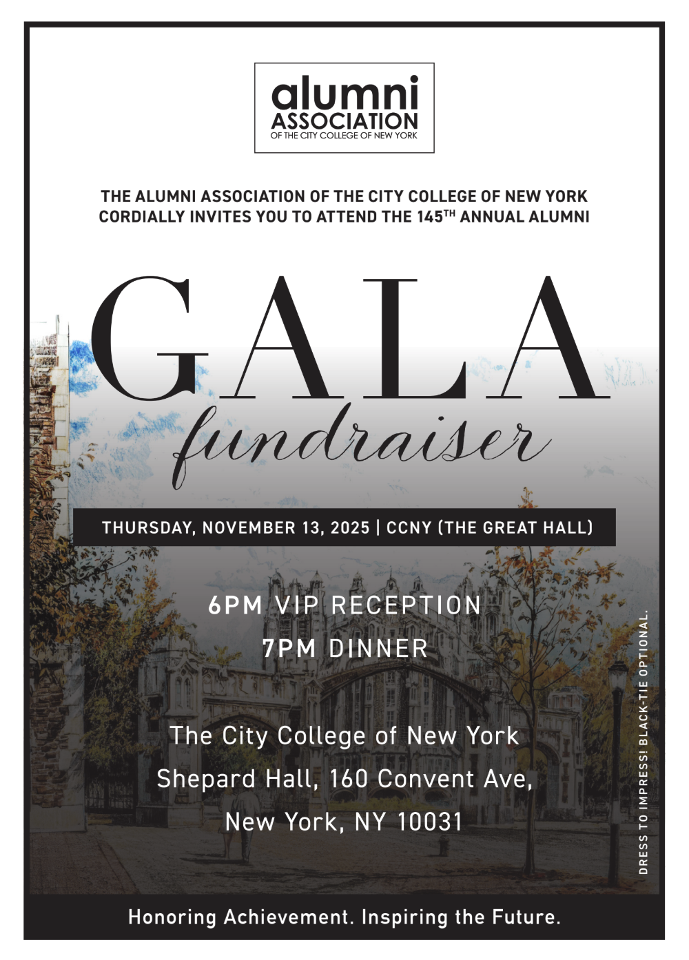 2025 Gala Invitation - Front