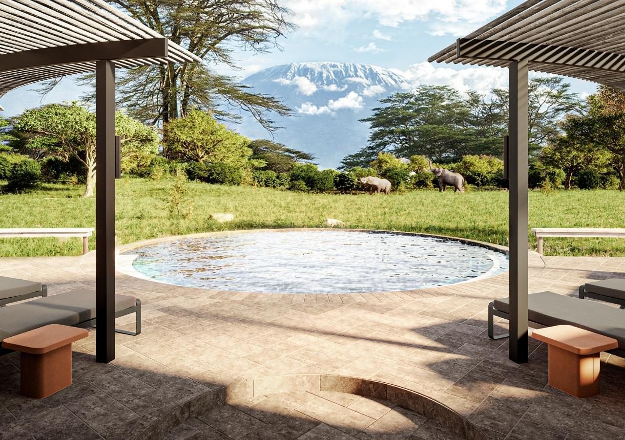 Angama Amboseli Pool with a view