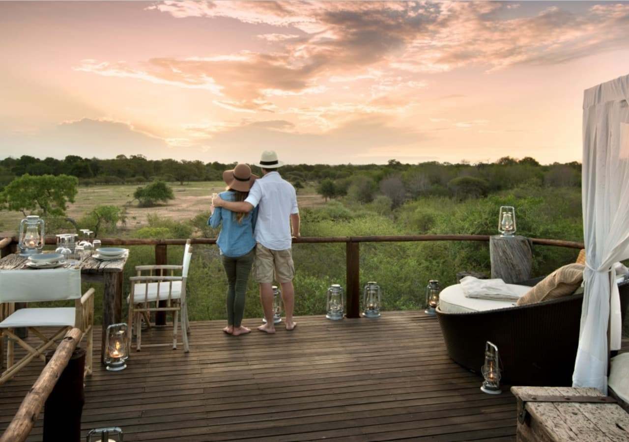 Chalkey treehouse sunset