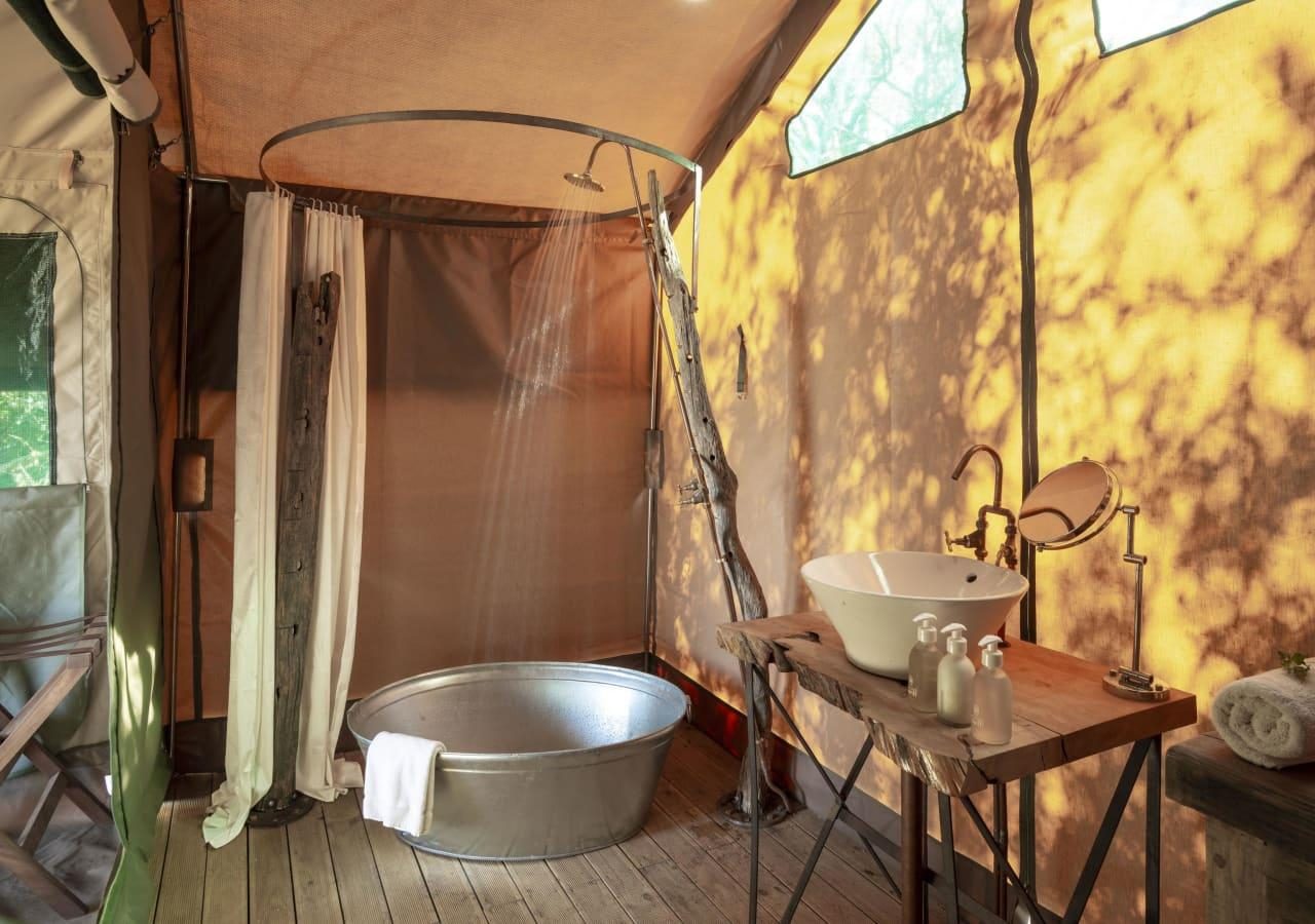 Explorer Camp bathroom
