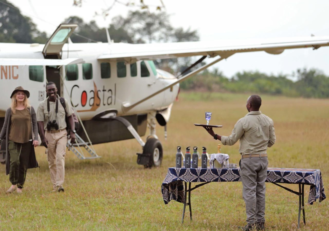 Lake Victoria light aircraft Asilia Rubondo Island