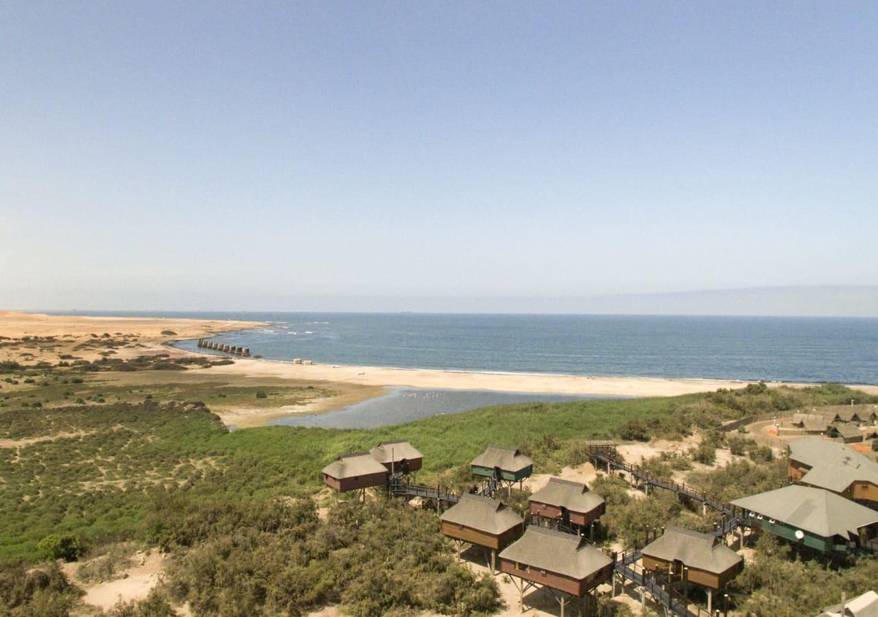 The Stiltz beach setting