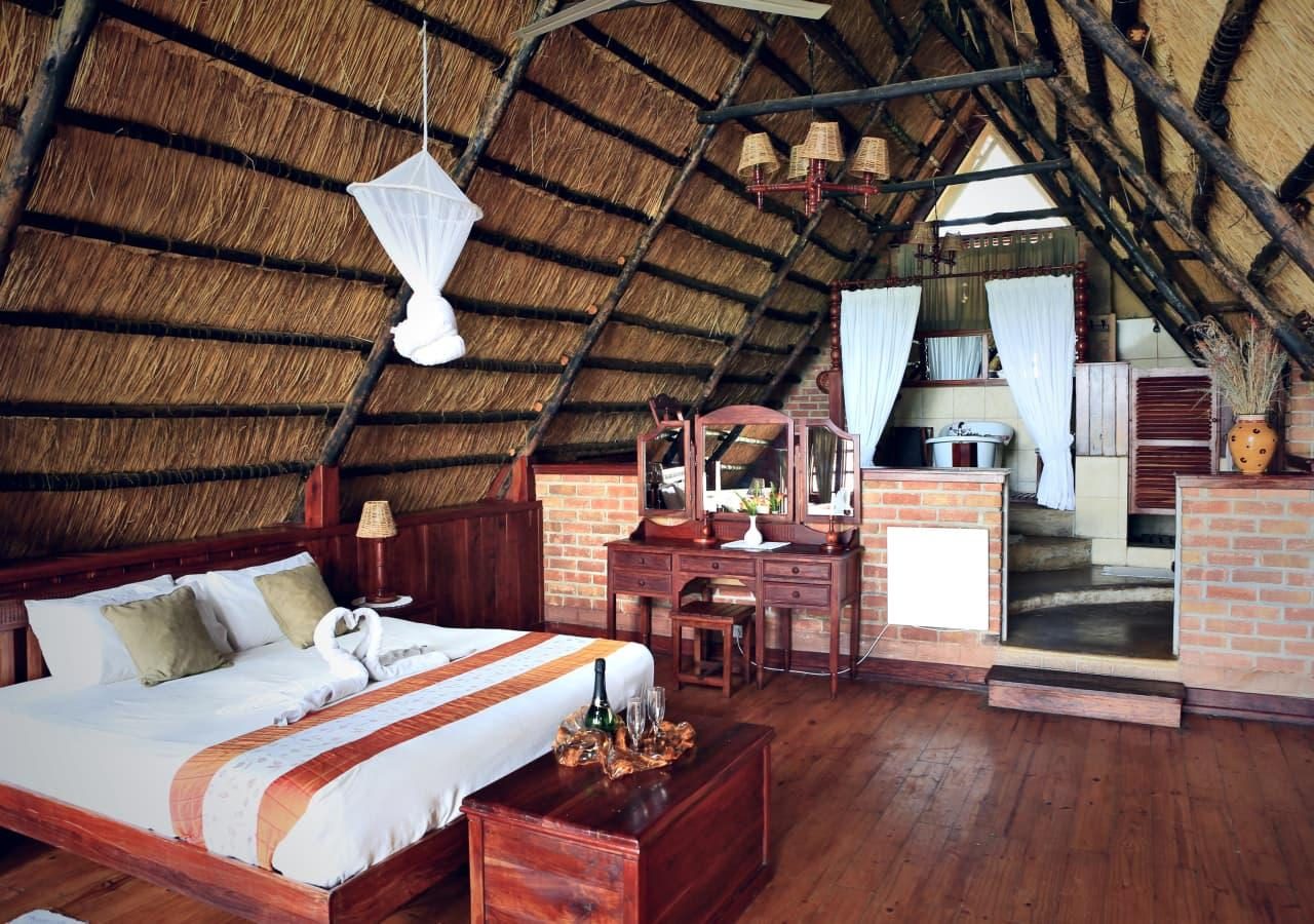 A island lodge interior