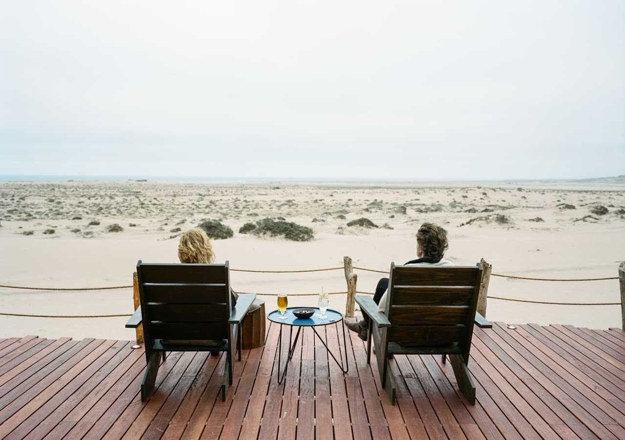 B sundowners on the verandah