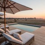 Chikwenya pool and deck overlooking mana pools national park 1280