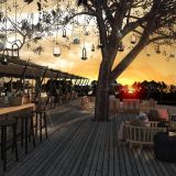 L main tent outside deck