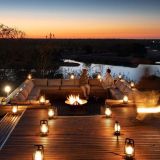 L sundowners by the firepit