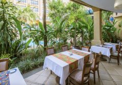 Kigali Serena Hotel outdoor dining