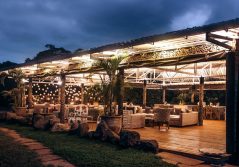 B the deck and egg bar