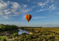 Balloon safari over the maasai mara with Angama Safari Camp