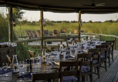 Dining in the okavango delta