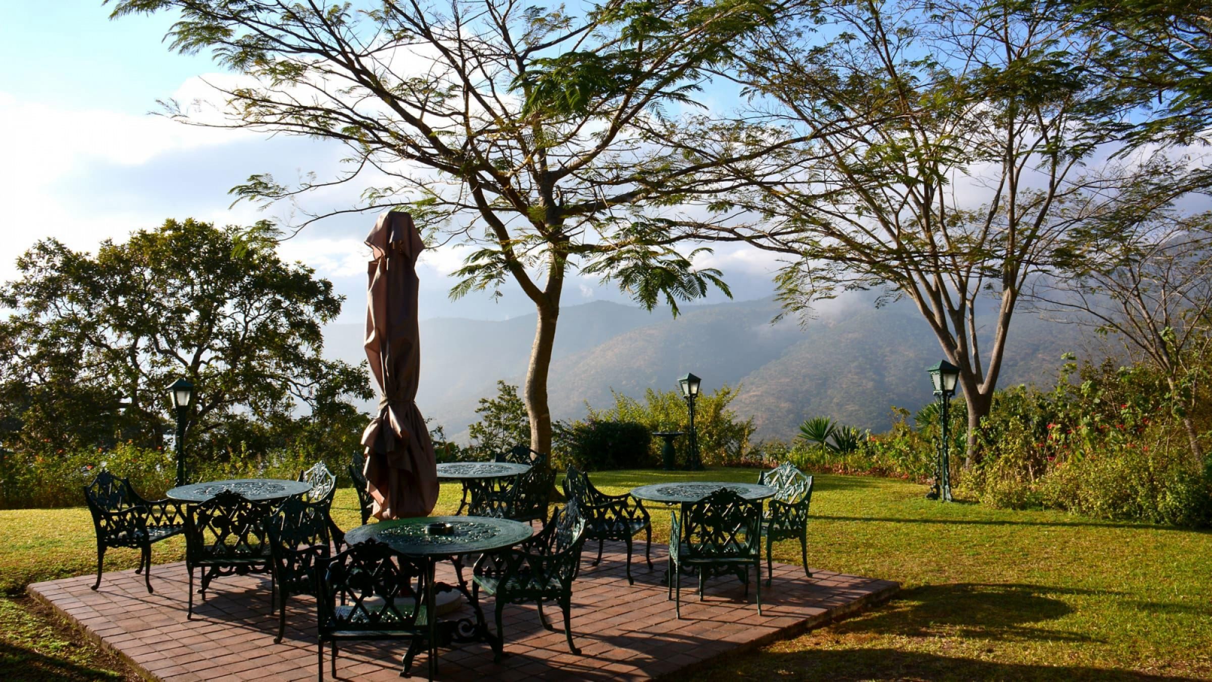 Inn On The Vumba Garden Patio With A View