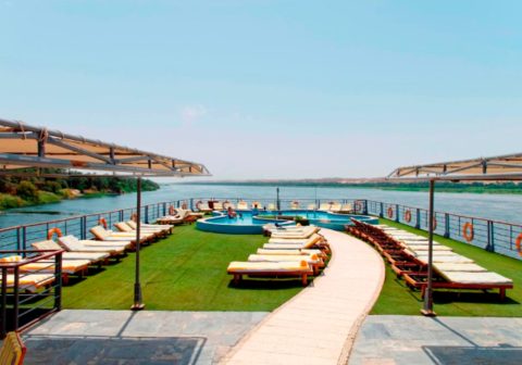 MS Nile Premium Cruise Top Deck Pool