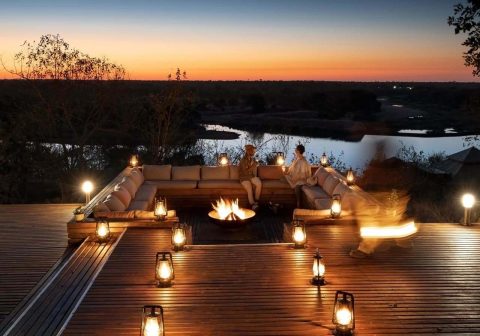 L sundowners by the firepit