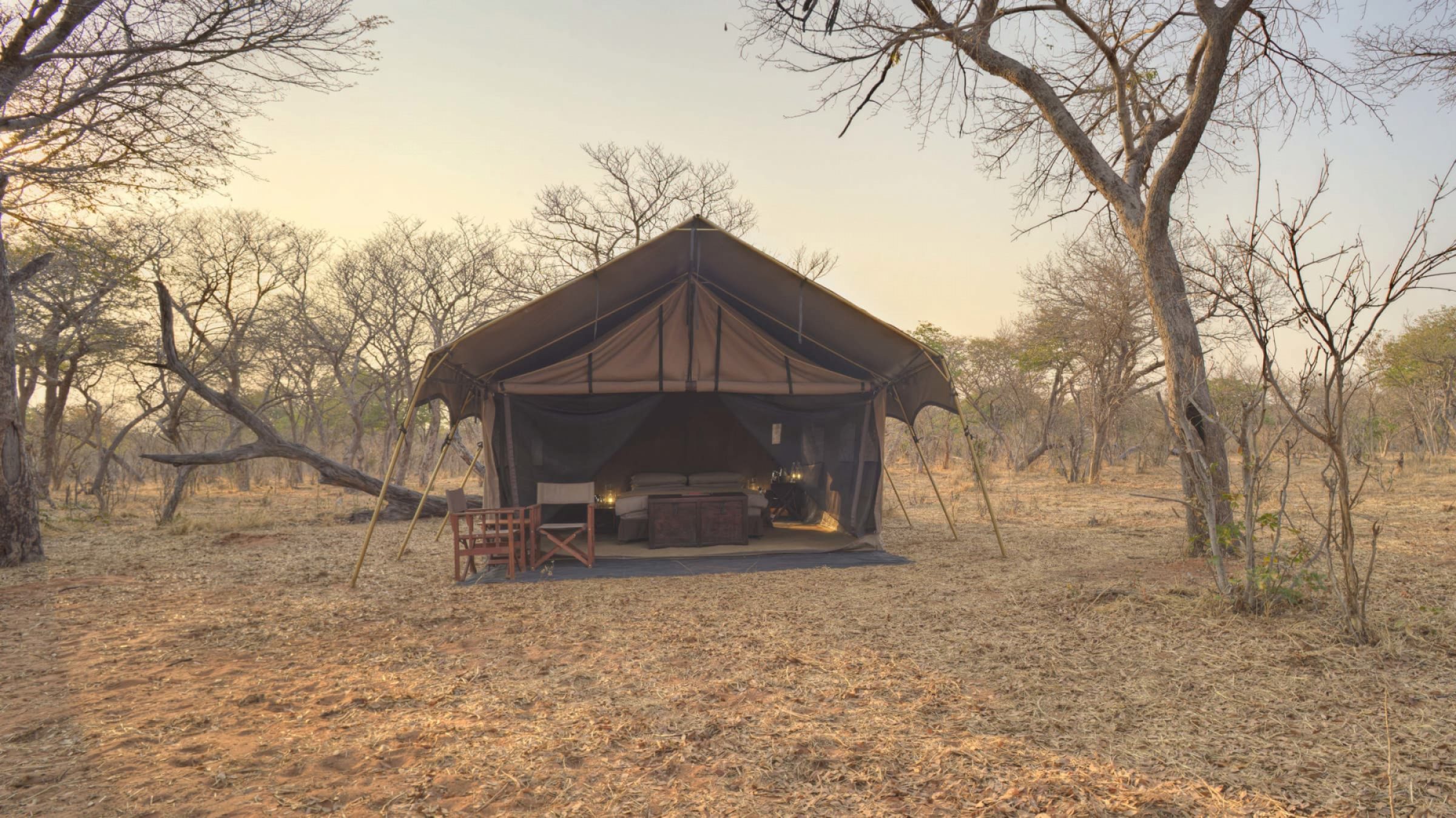 Chobe under canvas tent exterior 2400