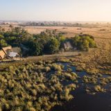 Selinda camp aerial view of the camp 1280