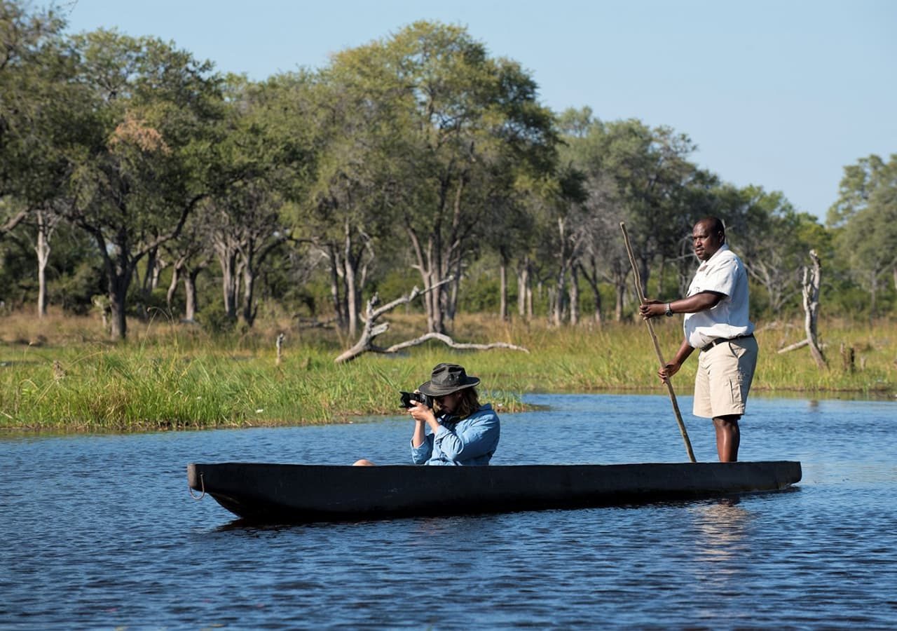 Khwai bush camp mokoro safari on the okavango delta 1280
