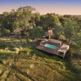 Nxabega okavango tented camp pool view 1280