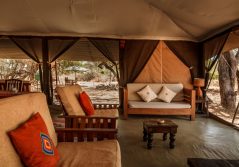 Porini amboseli camp tented lounge area 1280