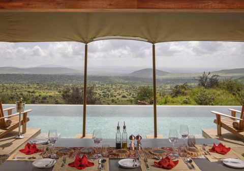 Elewana loisaba lodo springs lunch by the infinity pool 1280
