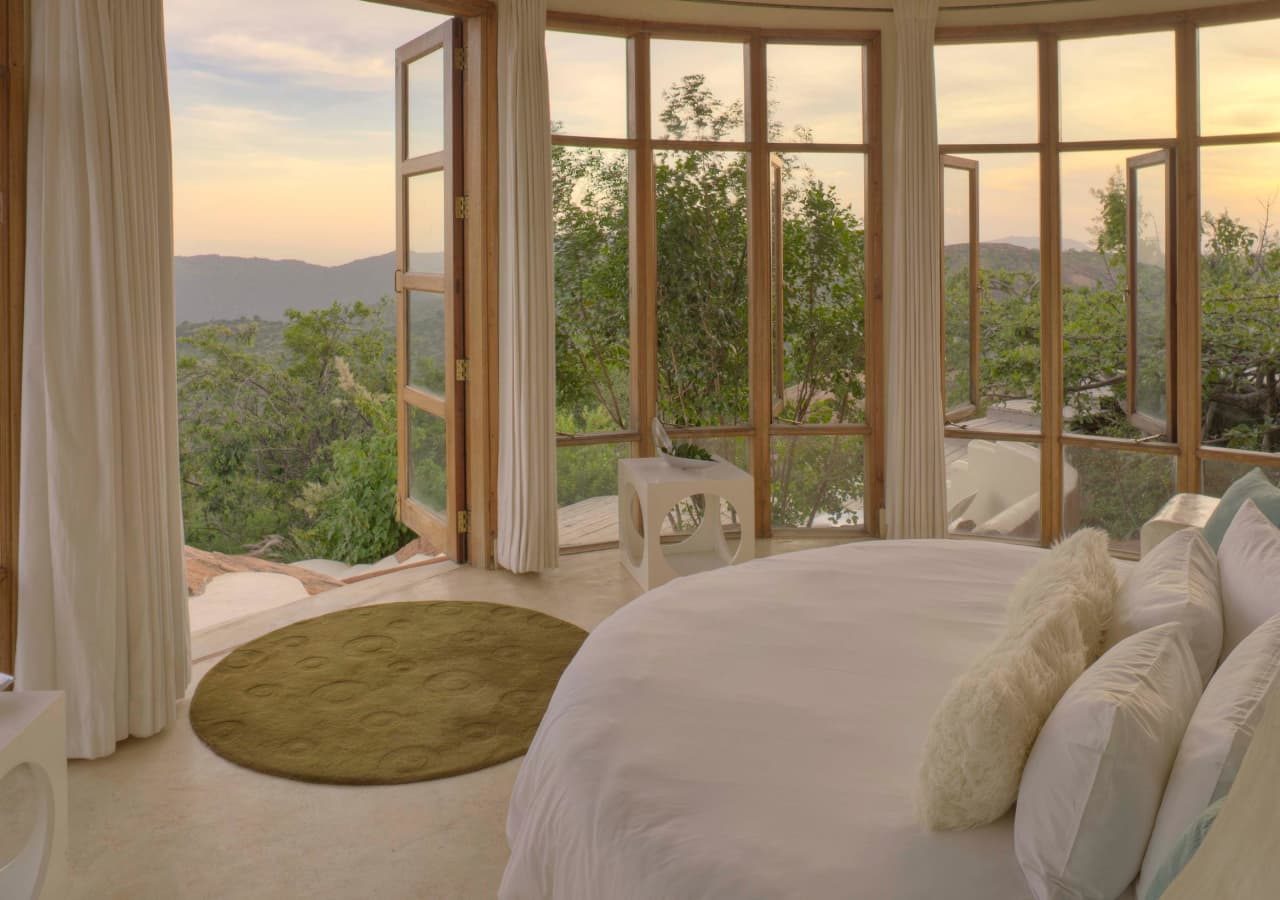 The sanctuary at ol lentille eyrie bedroom interior 1280