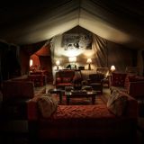 Nairobi tented camp evening in the tented lounge 1280