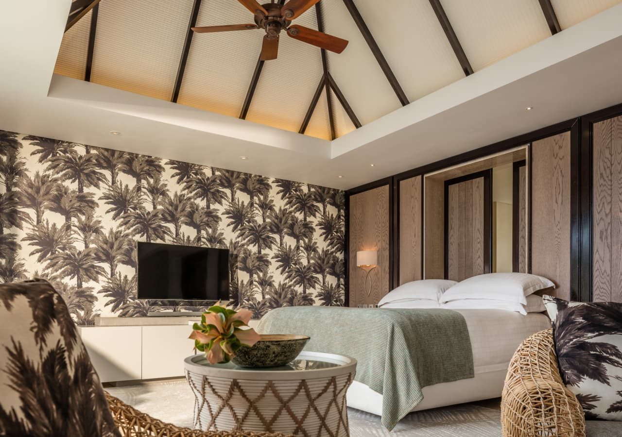 Four seasons resort mauritius at anahita villa bedroom interior 1280