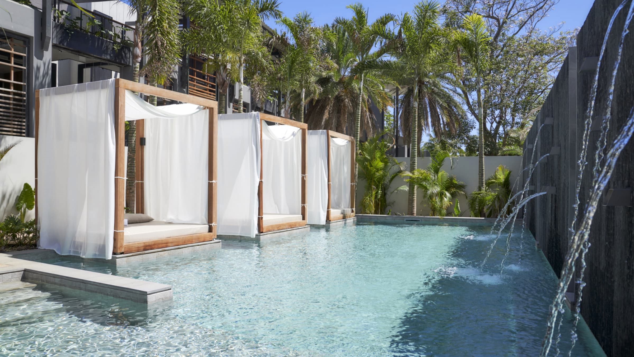Lux grande baie resort and residences swimming pool at the spa 2400