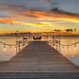 Maradiva villas resort and spa sunset dining on the jetty 1280