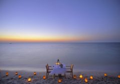 Azura benguerra island private beach dinner 1280
