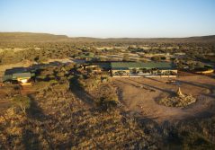 Okonjima plains camp aerial view of the camp 1280