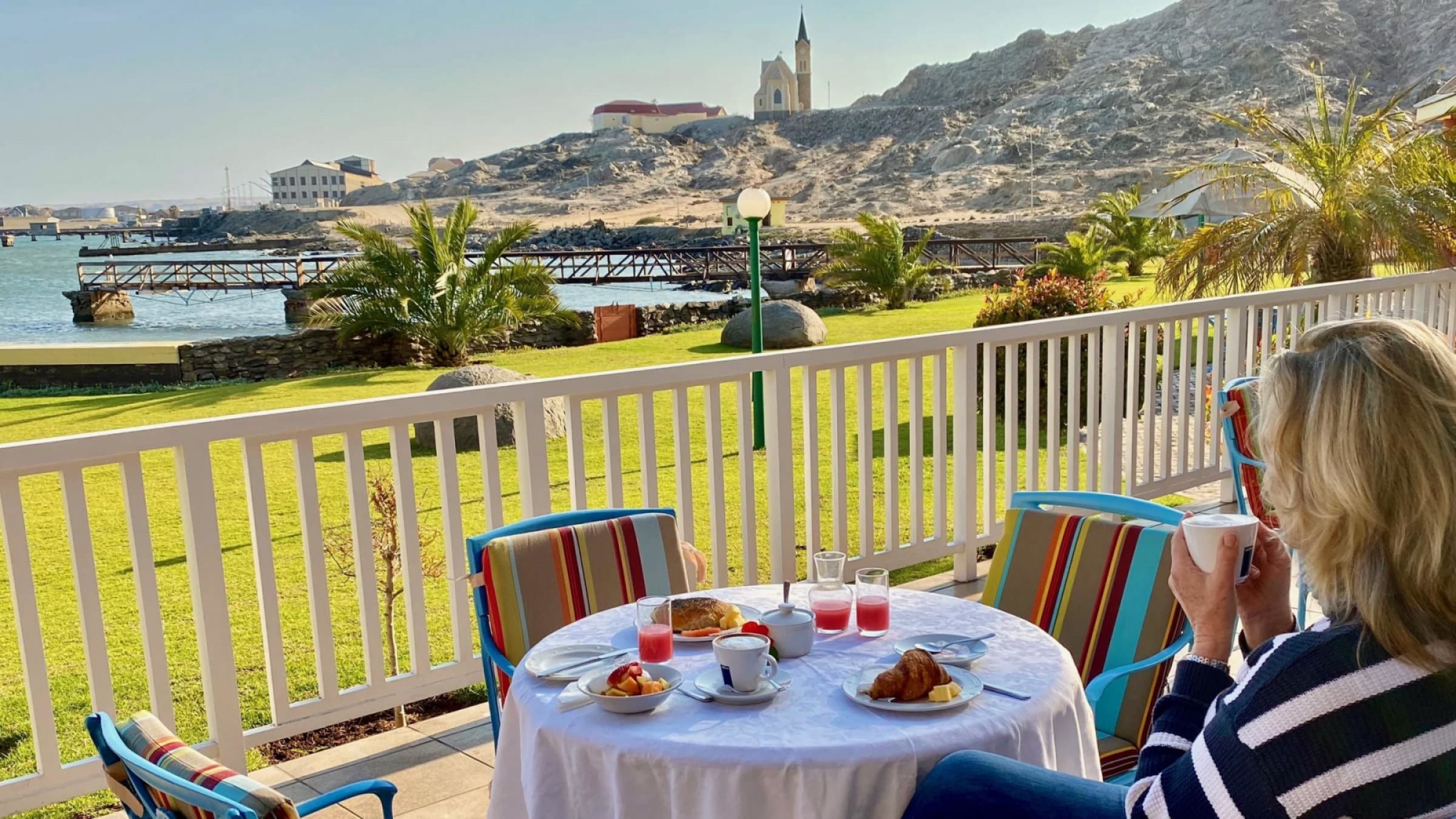 Luderitz nest hotel breakfast with a view 2400