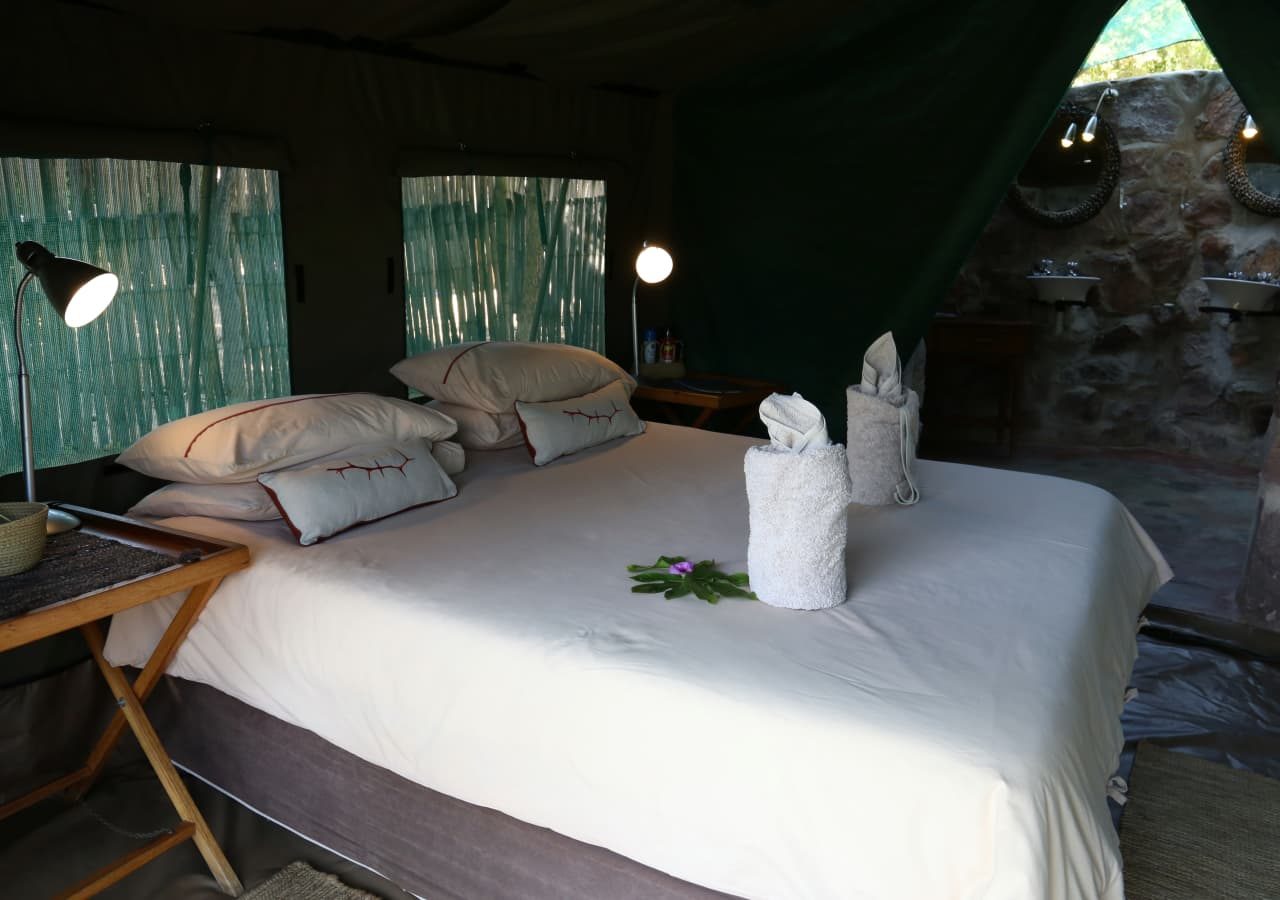 Epupa camp tented bedroom 1280