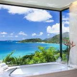 Raffles praslin seychelles ocean view villa bathtub 1280